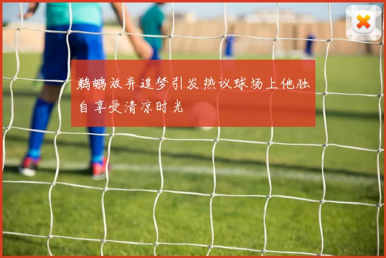 鹈鹕放弃追梦引发热议球场上他独自享受清凉时光