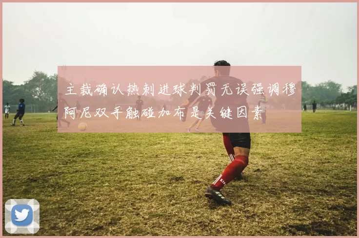 主裁确认热刺进球判罚无误强调穆阿尼双手触碰加布是关键因素
